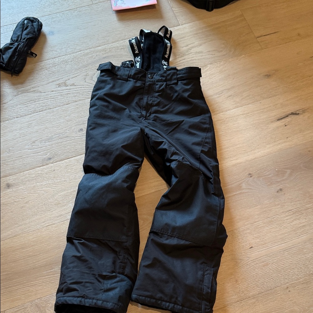 Kamik Black Kids Overalls